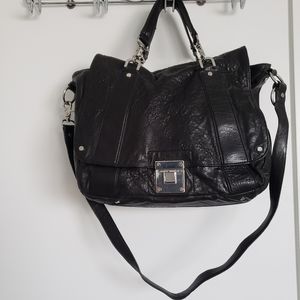 Tory Burch Black Leather Satchel